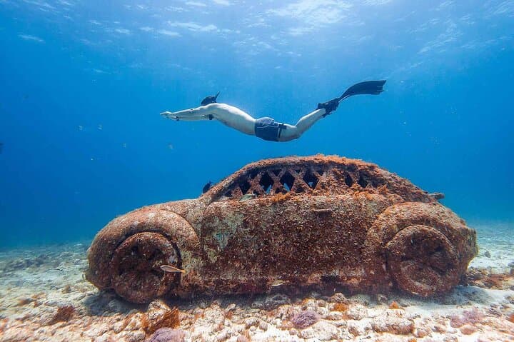 Isla Mujeres Snorkeling & MUSA Underwater Museum Tour — Reef, Sculptures & Beach Club photo 6