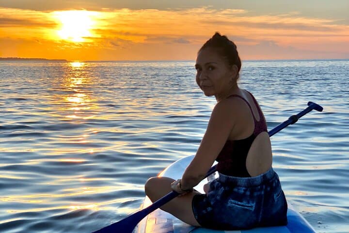 Sunrise Stand Up Paddle in Cancun — Private SUP Lesson on a Sargassum-Free Beach photo 4