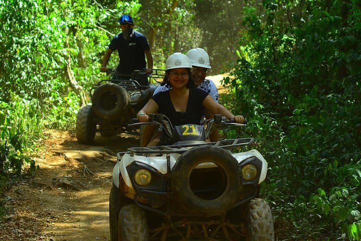 Cancun ATV, Zipline & Cenote Adventure: Jungle Ride, Swim and Lunch photo 4