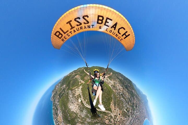 Tandem Paragliding in Alanya: Launch from 700m to Cleopatra Beach