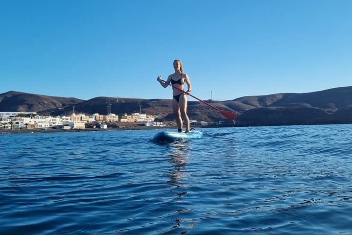 Stand-Up Paddle Along La Lajita Cliffs — 2-Hour Private SUP Lesson in Fuerteventura photo 2