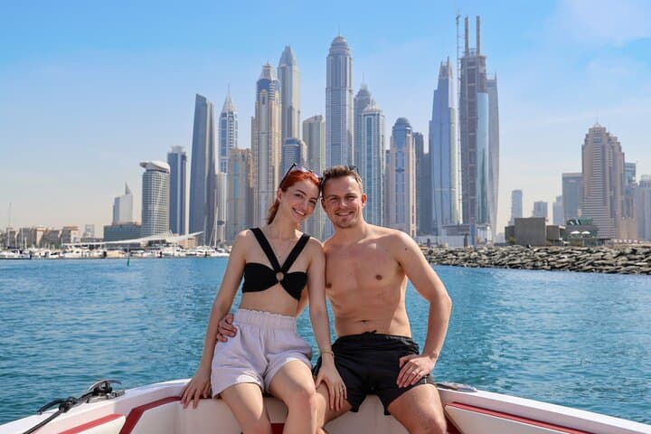 Dubai Marina Luxury Speed Boat Tour — 2-Hour High-Speed Sightseeing of Palm, Atlantis & Burj Al Arab photo 3