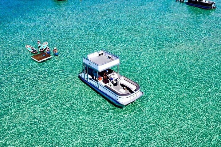 Private Panama City Boat Charter to Shell Island with Slide and Paddleboards