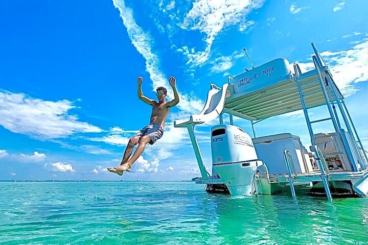 Private Panama City Boat Charter to Shell Island with Slide and Paddleboards photo 4