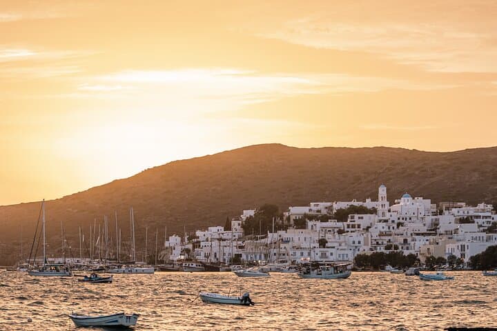 Milos Private Sunset Boat Experience to Kleftiko and Sarakiniko
