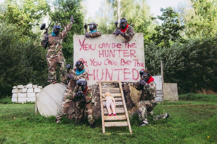 Private Paintball in Zīles: Riga Road-Trip for Outdoor Team Games