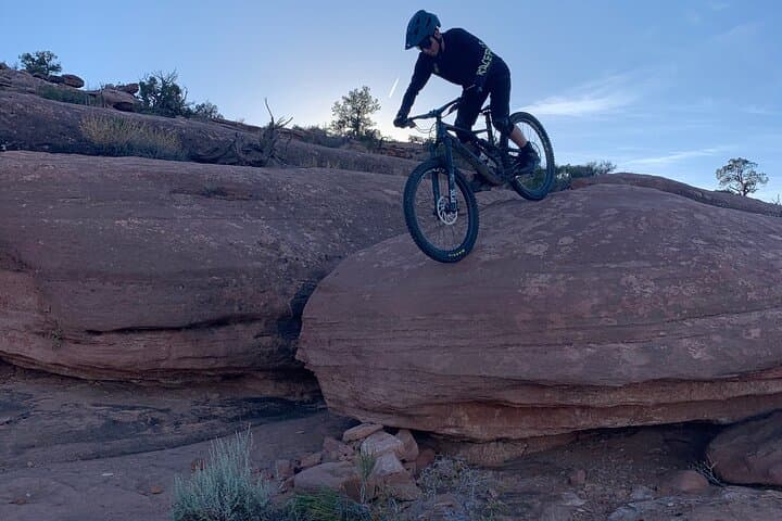 Moab Intermediate & Advanced Private Guided Mountain Bike Tour photo 4