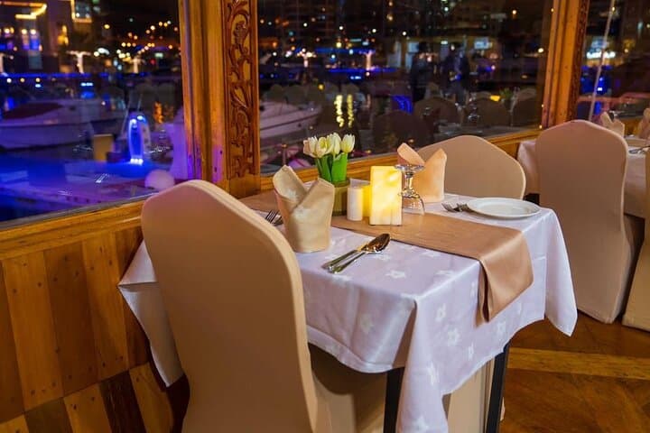 Dubai Marina Dhow Dinner Cruise: 2-Hour Evening Skyline Cruise with Buffet & Live Entertainment photo 2