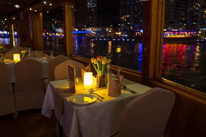 Dubai Marina Dhow Dinner Cruise: 2-Hour Evening Skyline Cruise with Buffet & Live Entertainment photo 5