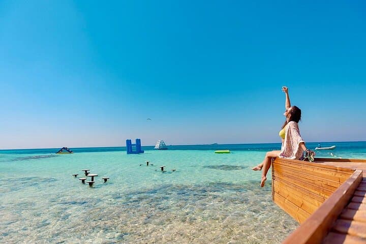 Private Speedboat to Paradise & Giftun Islands from Hurghada — Snorkel Orange Bay photo 1