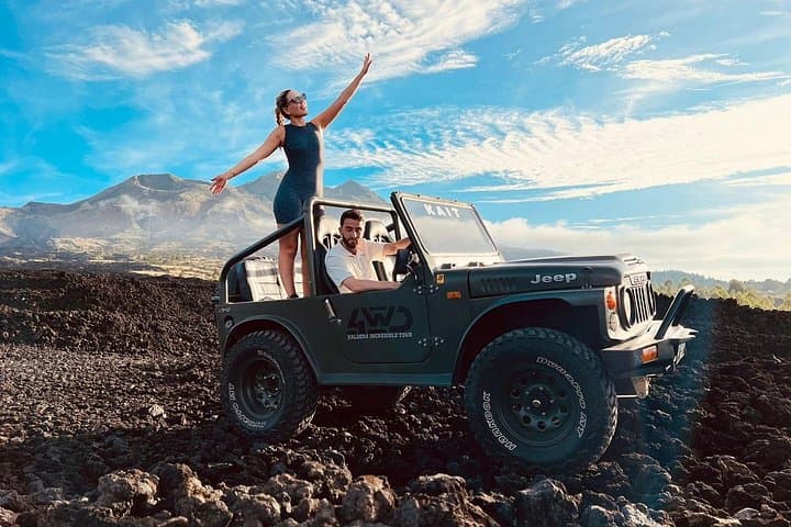 Mount Batur Jeep Sunrise: Black Lava Drive & Pyramid Hot Springs photo 4