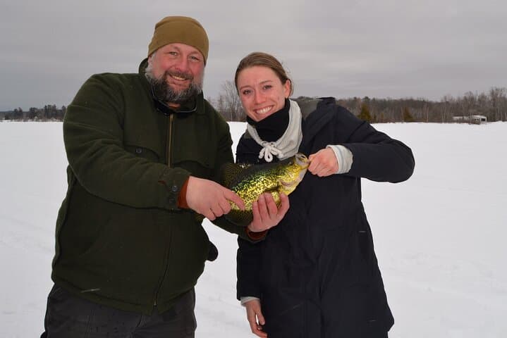 Bangor Icefishing on Pushaw Lake — Guided Half-Day Shelter Trip photo 2