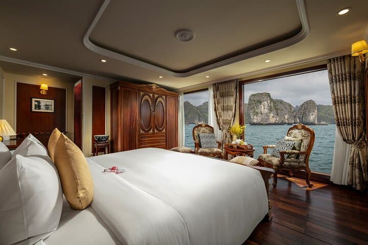 Boss Cruise: 2-Day Luxury Overnight Halong Bay Cruise from Hanoi photo 1