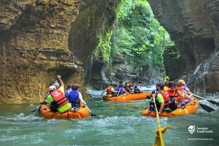 Martvili Canyon, Prometheus Cave & Sataplia: Private Day Tour from Tbilisi