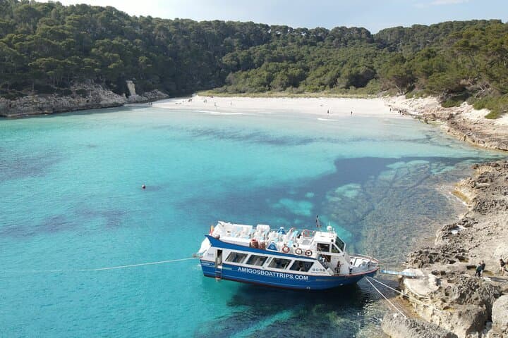 Menorca Beach Experience: Cala Trebalúger Boat Trip from Cala Galdana