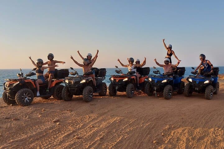 Evening Quad Safari in Crete: Milatos Cave, Olive Groves & Seaside Villages