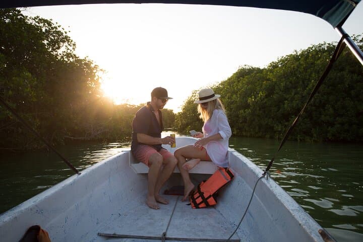 Sian Kaan Sunset Private Boat Tour from Playa del Carmen photo 2