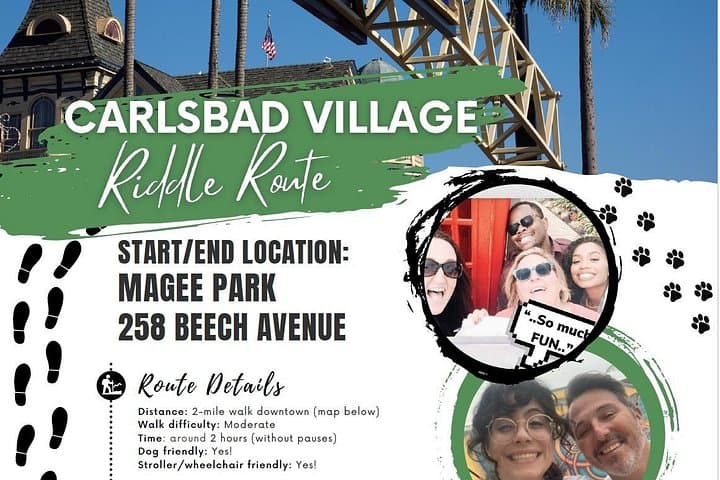 Carlsbad Village Scavenger Hunt: Team Trivia Walking Tour (Mobile App 2024) photo 2