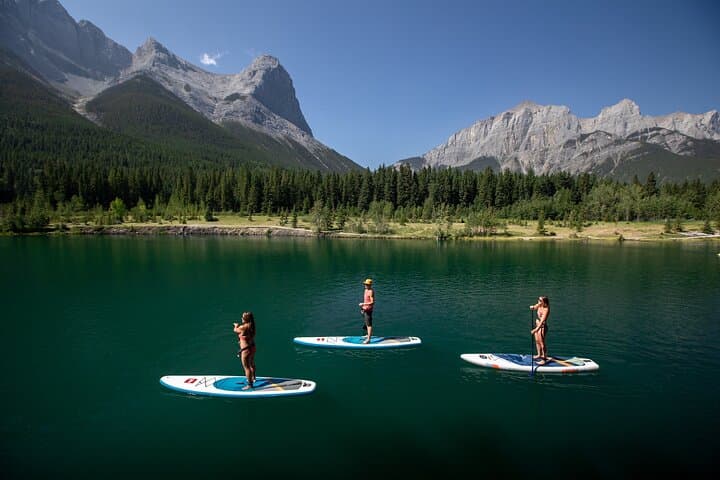 Intro to Stand Up Paddleboarding in Canmore: Paddle the Rockies' Turquoise Waters