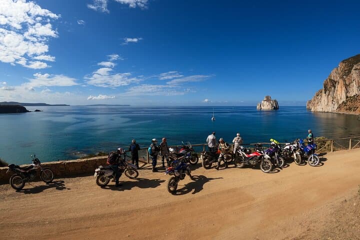 Full-Day Motorcycle Tour of Sardinia's Iglesiente Mining Coast