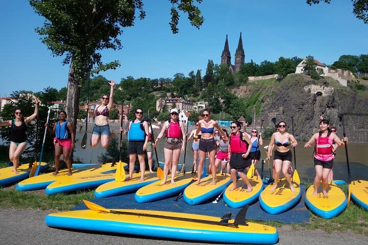 Paddleboard the Vltava: Kampa Island SUP Rental with Castle Views photo 4