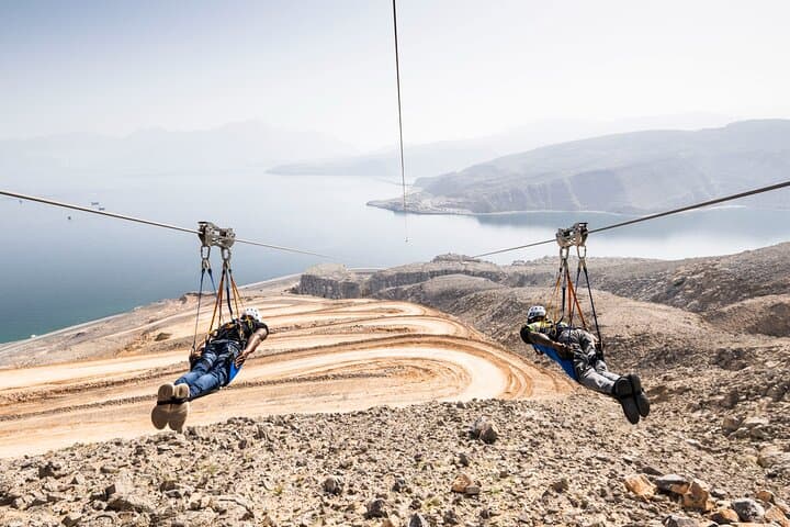 Zipline Musandam: Soar 1.8 km Over Khasab's Sea and Cliffs
