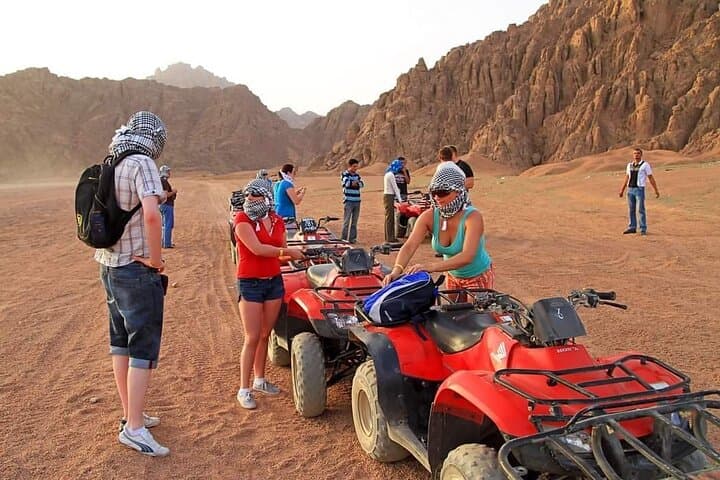 Sunrise ATV: Red Sea Desert Quad & Bedouin Tea from Sharm El Sheikh photo 5