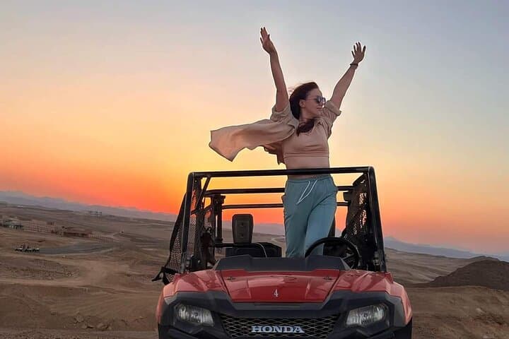 Sunrise ATV: Red Sea Desert Quad & Bedouin Tea from Sharm El Sheikh