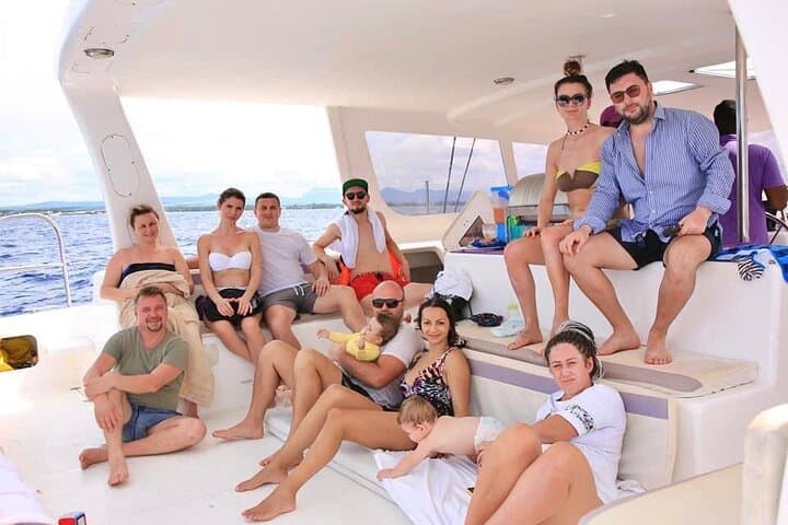 Catamaran to Ile Aux Cerfs & Grand River Waterfall — Full-Day Snorkel, BBQ & Beach photo 1