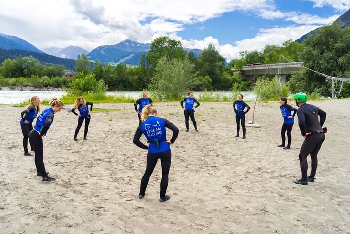 Upstream Surfing on the Inn River — Surf Fun in Innsbruck photo 2