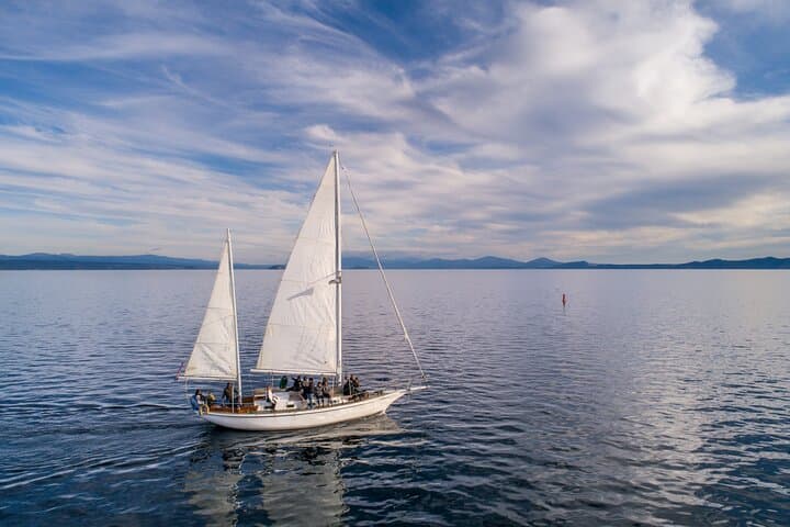Eco Sailing to the Maori Rock Carvings in Taupo — Electric Yacht Tour photo 2