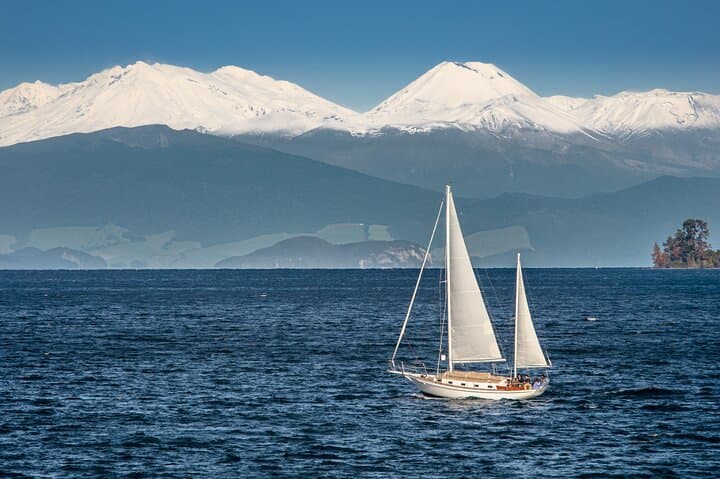 Eco Sailing to the Maori Rock Carvings in Taupo — Electric Yacht Tour photo 5
