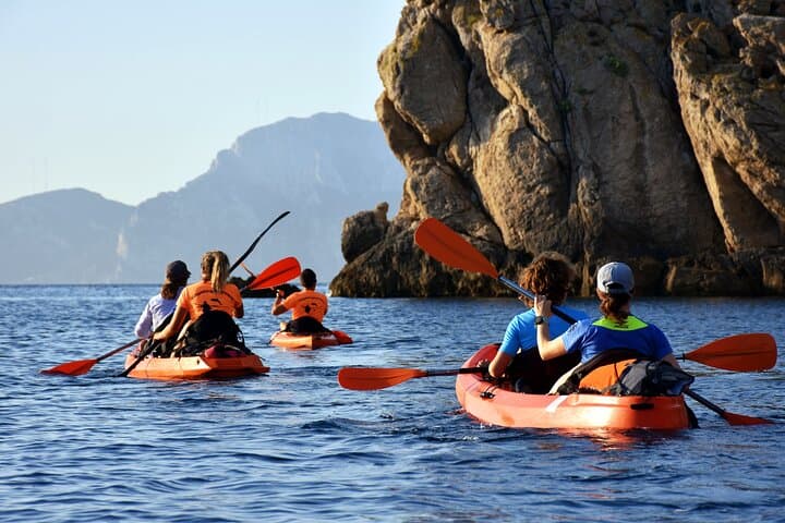Kayak to Cala Moresca & Figarolo: Dolphins, Snorkel and Sardinian Aperitif photo 4