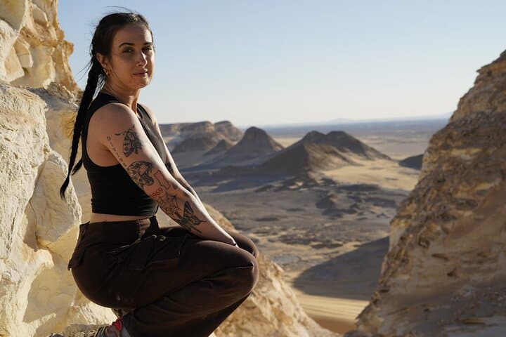 Black and White Desert Adventure & Overnight Camping — Bahariya Oasis, Egypt photo 5
