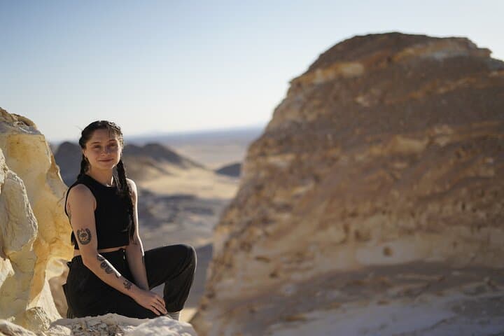 Black and White Desert Adventure & Overnight Camping — Bahariya Oasis, Egypt photo 2
