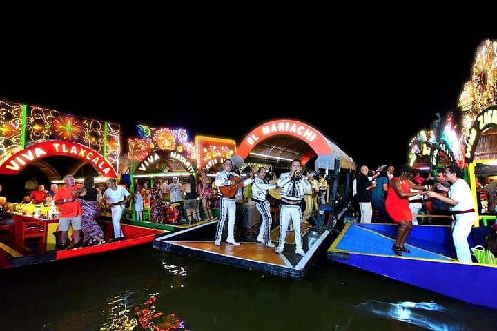 Xoximilco Cancun Trajinera Night Cruise — Food, Mariachi & Tequila photo 1