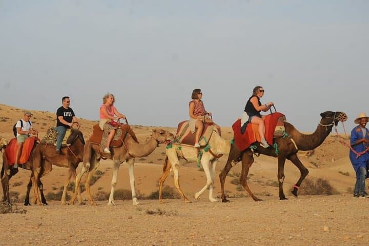 Agafay Desert Camel Safari and Sunset Jeep Adventure with Dinner Show photo 5