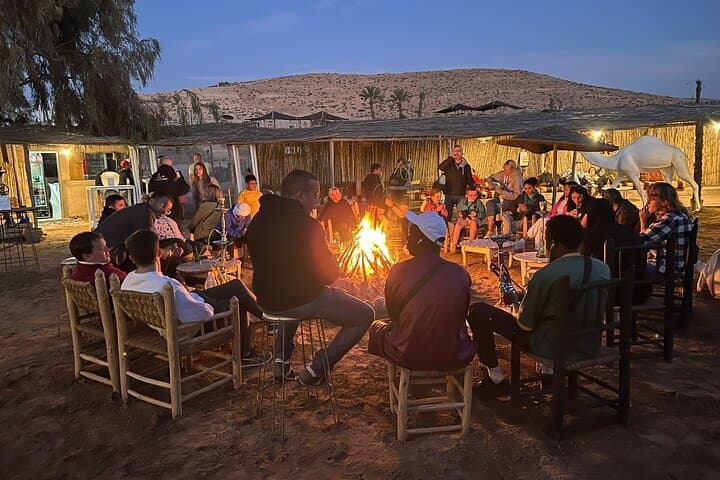 Agafay Desert Camel Safari and Sunset Jeep Adventure with Dinner Show photo 2