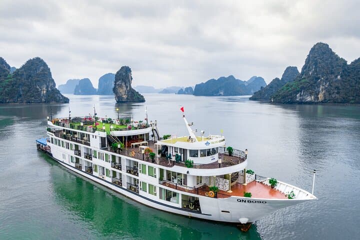 Halong Bay Overnight Cruise from Hanoi — Kayak, Swim, Cave & Night Squid Fishing photo 2