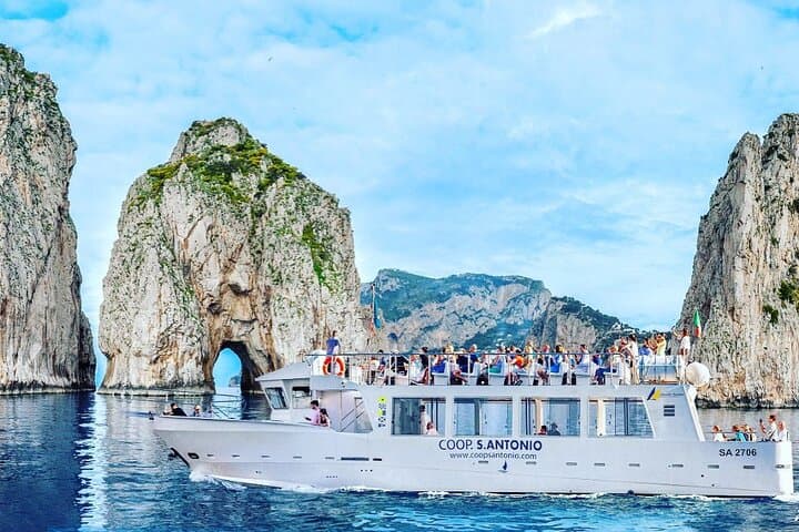 Capri in a Day: Shared Boat Tour from Sorrento & Nerano (No Pickup)