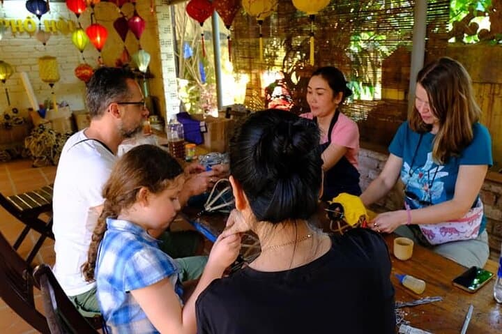 Hoi An Lantern Making, Silk Weaving & Tra Que Vegetable Farming — Private Cultural Workshop