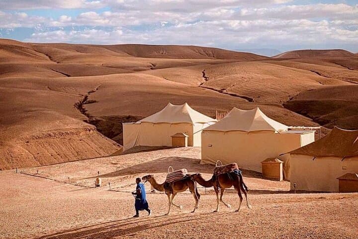 Agafay Desert ATV & Camel Experience — ATV Ride, Camel Trek and Dinner Under the Stars near Marrakech