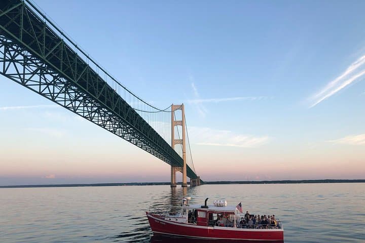 Mackinac Bridge Evening Cruise: One-Hour Straits of Mackinac Boat Tour photo 1