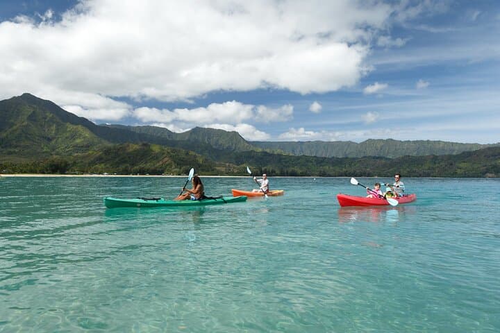 Afternoon Kayak & Snorkel in Hanalei Bay — Paddle to Turtles and Hidden Beaches photo 1