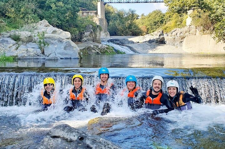 Body Rafting the Alcantara Gorges: River Trekking and Canyoning Near Taormina, Sicily