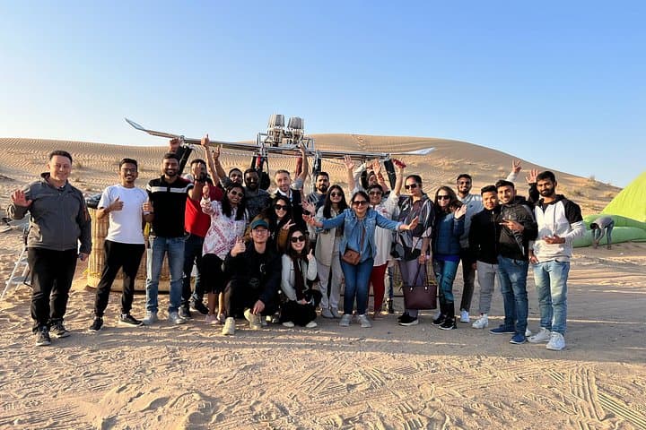 Dubai Sunrise Hot Air Balloon Tour with Hotel Pickup — Desert Flight & Arabic Breakfast photo 2