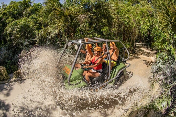 Xplor Park High-Adrenaline Day: Ziplines, Cenotes & Amphibious Vehicles from Cancun