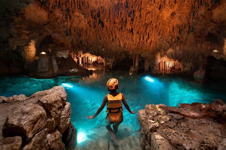 Xplor Park High-Adrenaline Day: Ziplines, Cenotes & Amphibious Vehicles from Cancun photo 6