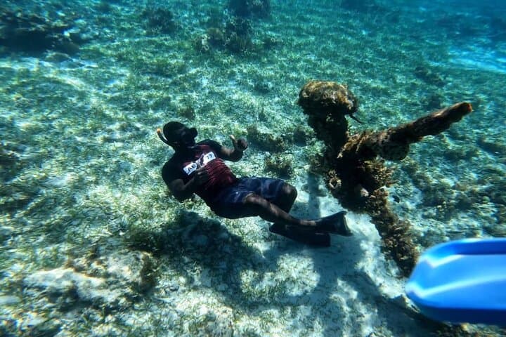 Negril Glass-Bottom Boat Tour: Snorkel Med Reef & Booby Cay