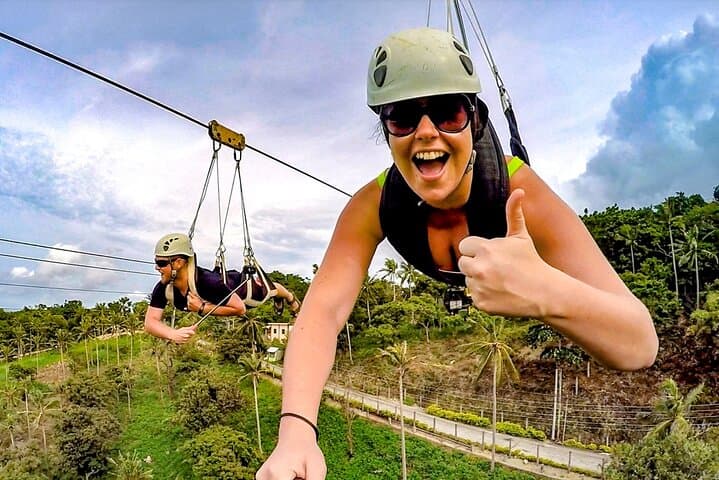 Boracay Zipline and ATV Tour: Soar Over Ridges and Tackle Muddy ATV Trails